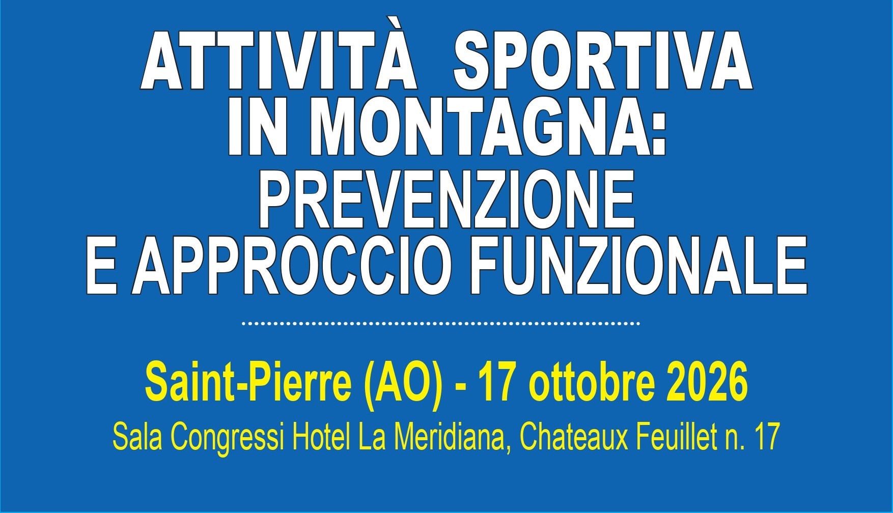 Attività sportiva in montagna: prevenzione e approccio funzionale